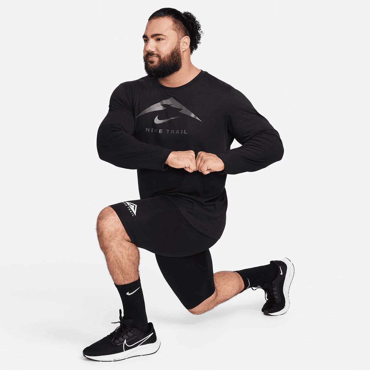 Nike Dri-FIT Trail Maglia Black