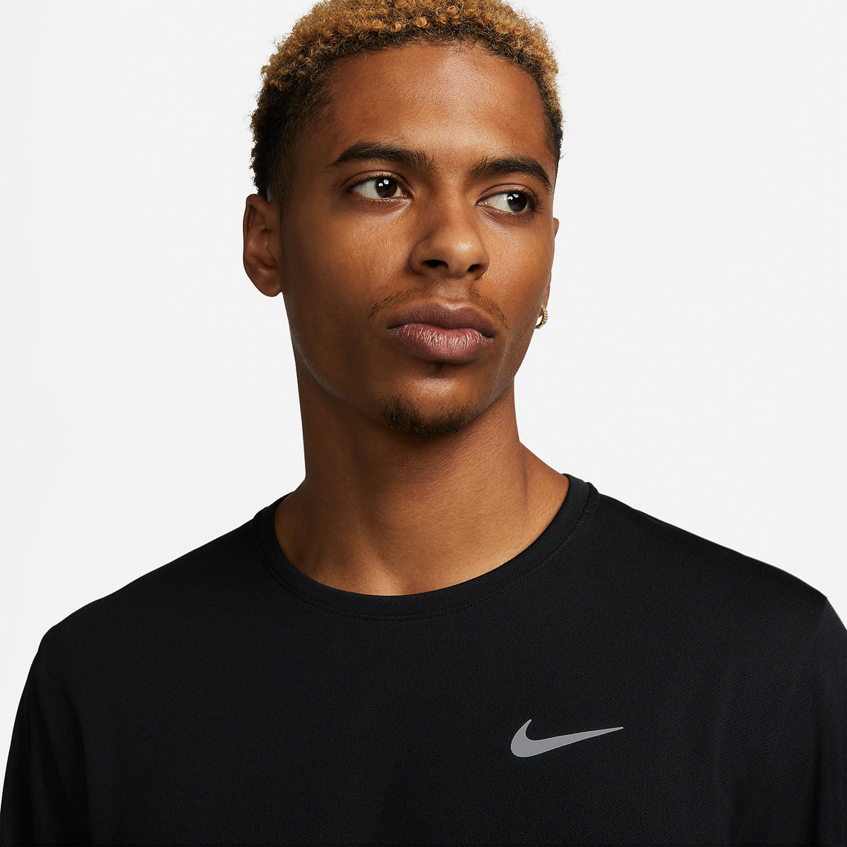Nike Dri-FIT UV Miler Maglia Black/Reflective Silver