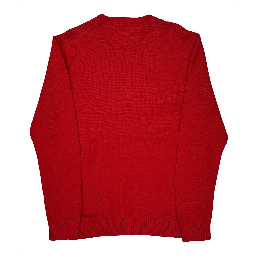 Tommy Jeans Sweater - XL Red Cotton