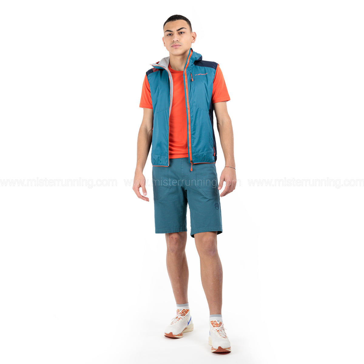 La Sportiva Across Lite Gilet Hurricane/Deep Sea
