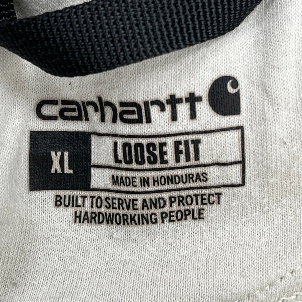 Carhartt Hoodie - XL Cream Cotton