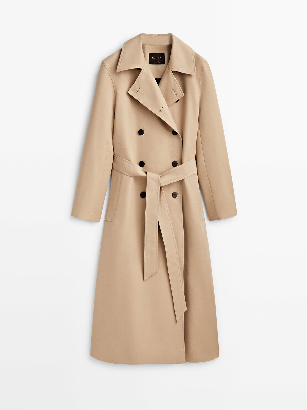 Chaqueta trench cinturón - CAMEL