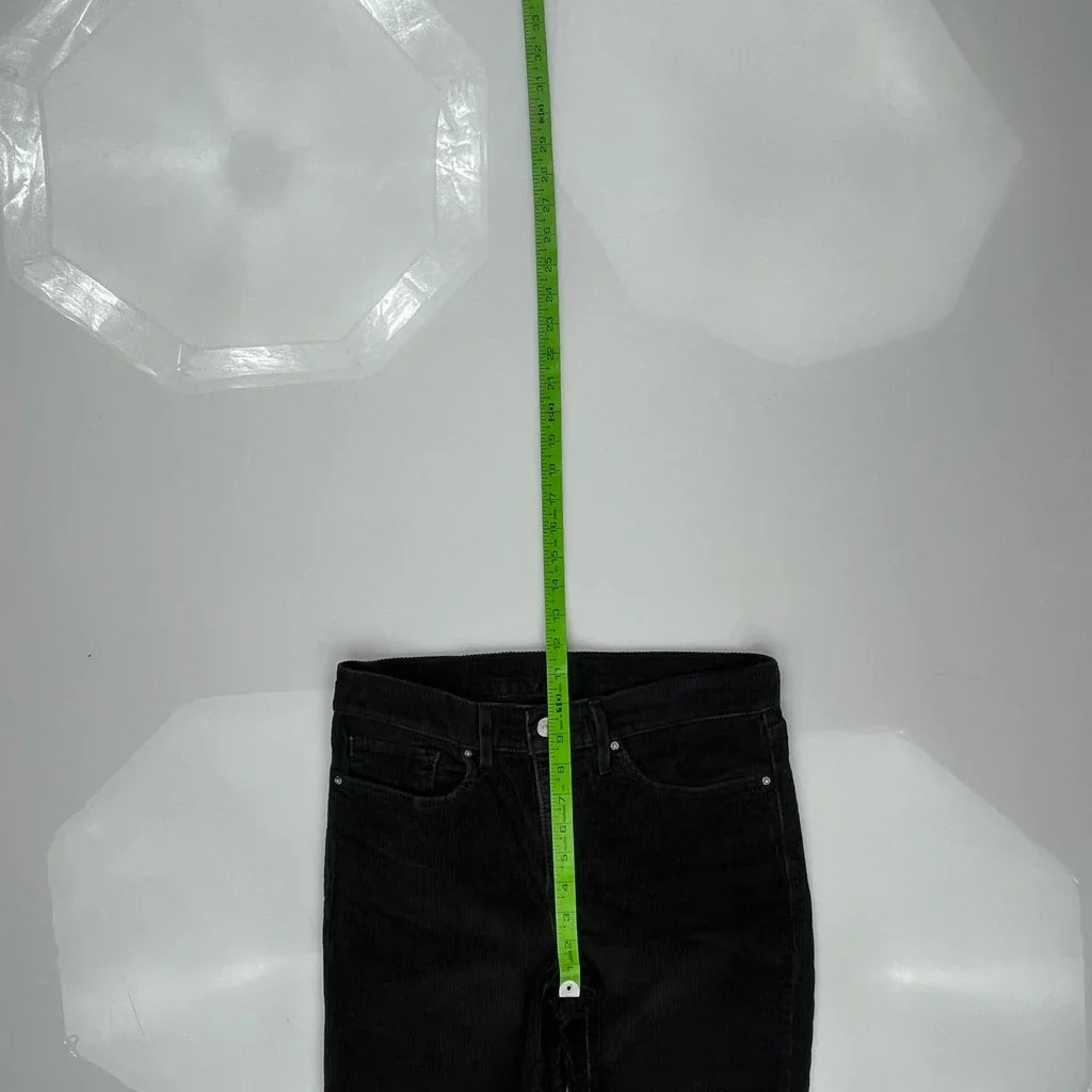 Levis Boot Cut Cord Pants - 29″ Waist Black Cotton