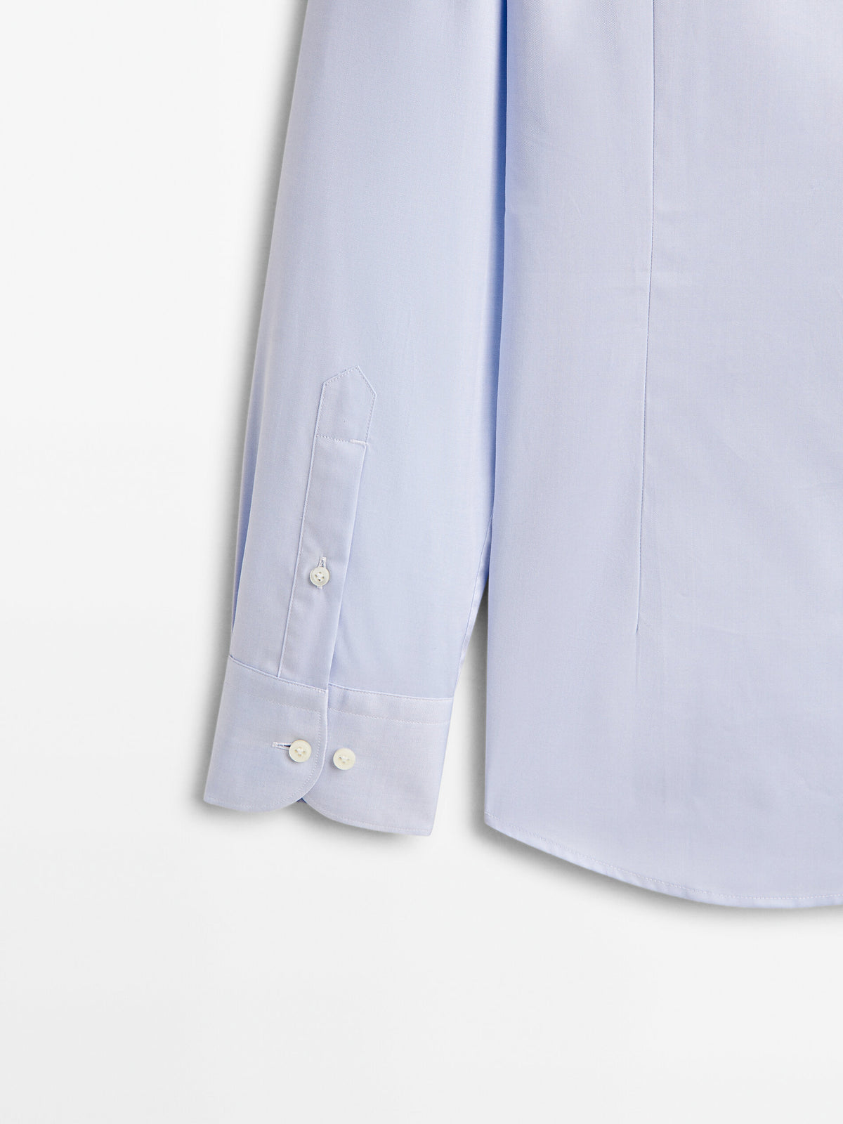 Camisa sarga easy iron slim fit - CELESTE