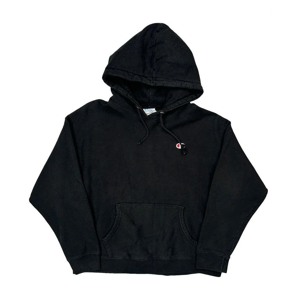 Reverse Weave Champion Hoodie - 2XL Black Cotton