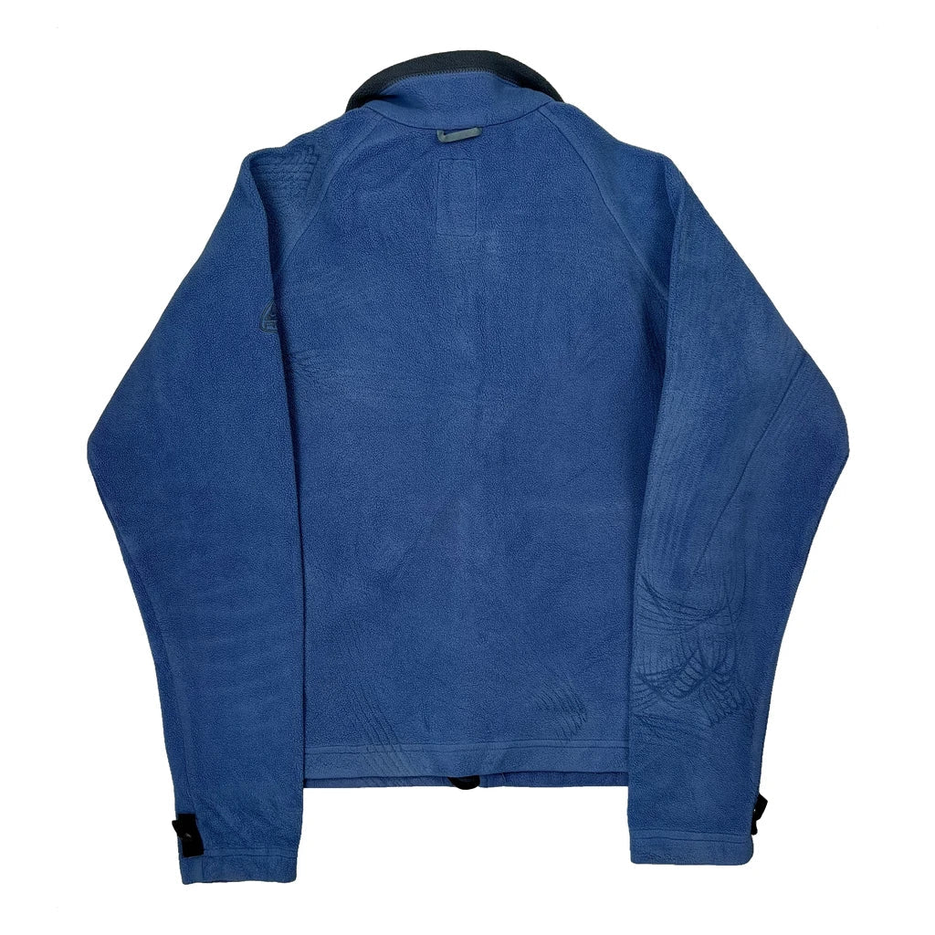 Nike Acg Fleece Jacket - Medium Blue Polyester