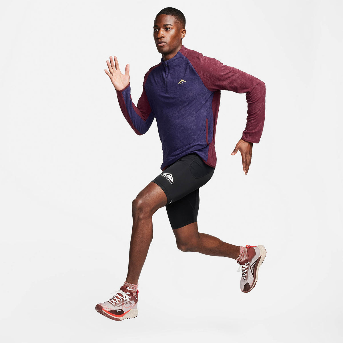 Nike Trail Maglia Purple Ink/Night Maroon/Melon Tint