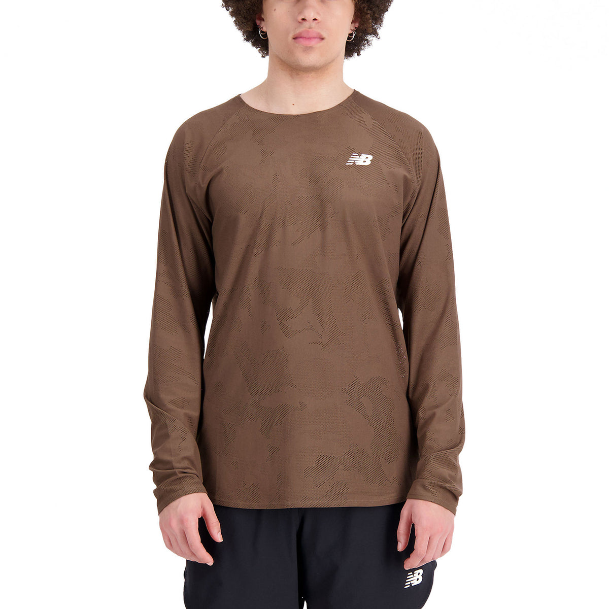 New Balance Q Speed Jacquard Maglia Dark Mushroom