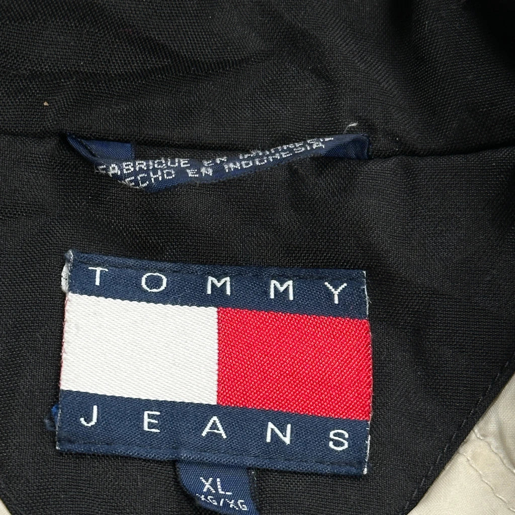 Tommy Jeans Spellout Jacket - XL Black Polyester