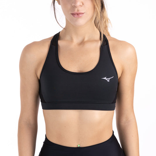 Mizuno Alpha Reggiseno Sportivo Black