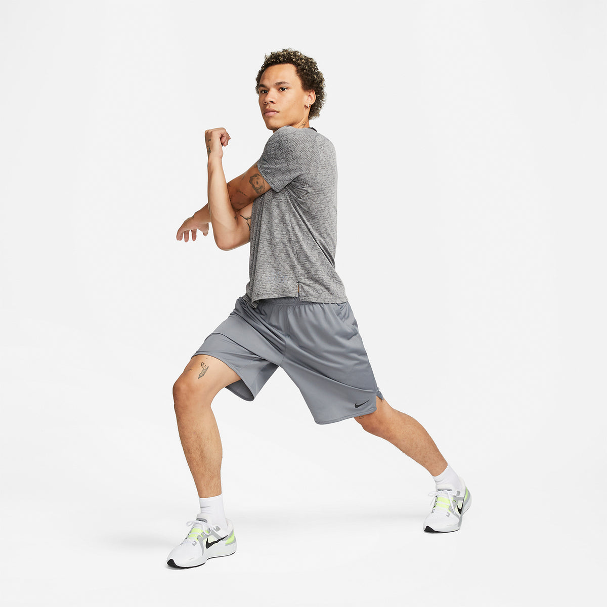 Nike Dri-FIT Totality 9in Pantaloncini Smoke Grey/Black