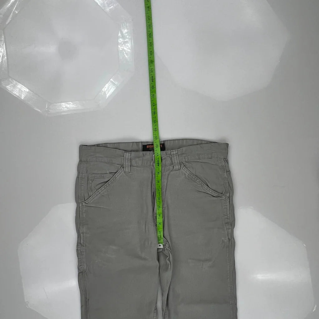 Ridge Cut Carpenter Pants - 34W 30L Gray Cotton