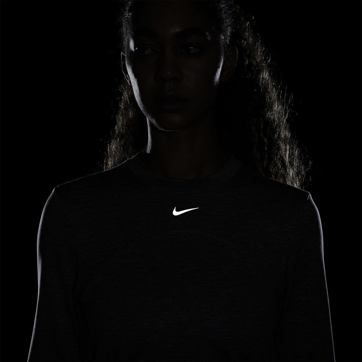 Nike Dri-FIT Swift Element UV Maglia Smoke Grey/Reflective Silver