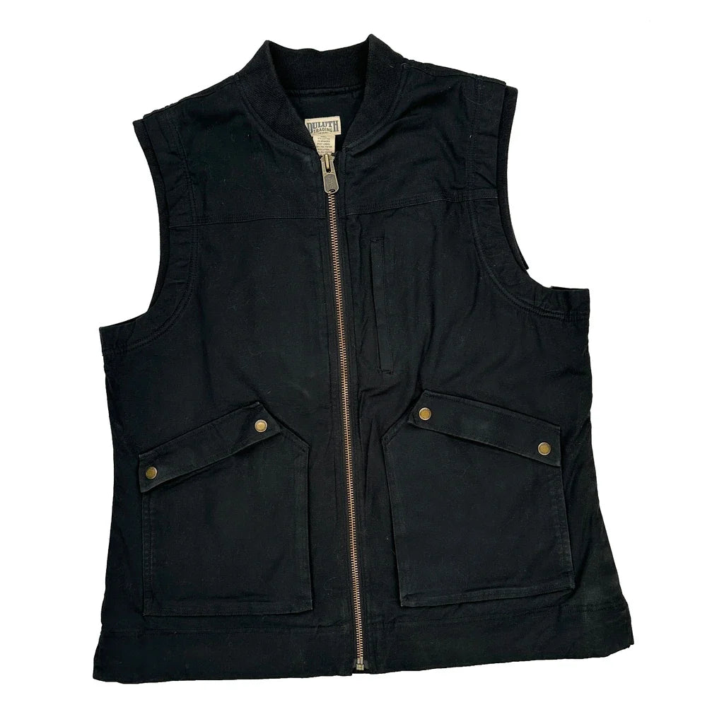 Duluth Workwear Vest - Large Black Cotton