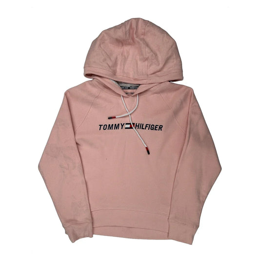 Tommy Hilfiger Hoodie - Medium Pink Cotton