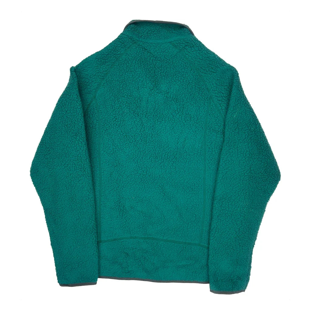 Patagonia Fleece Jacket - Large Green Polyester