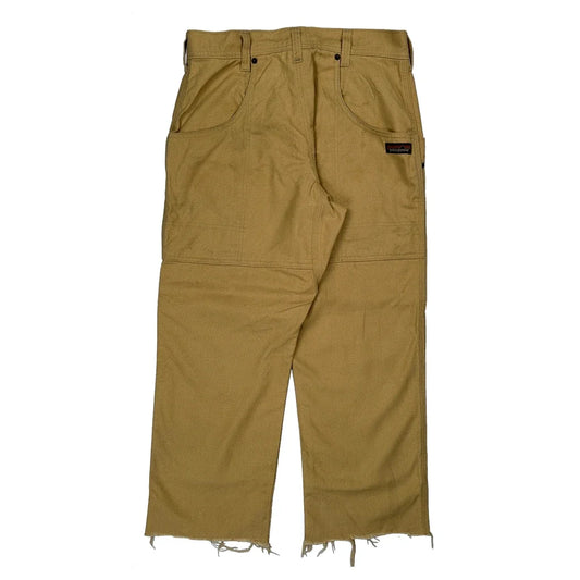 Patagonia Double Knee Swing Pocket Carpenter Pants - 30W 26L Khaki Cotton