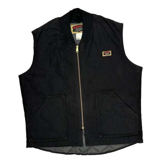 Indiana Workwear Vest - XL Black Cotton