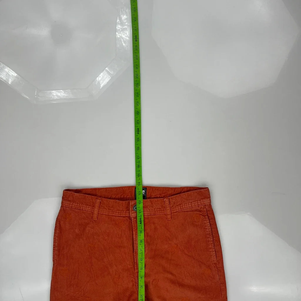 Lee Cord Pants - 32″ Waist Orange Corduroy