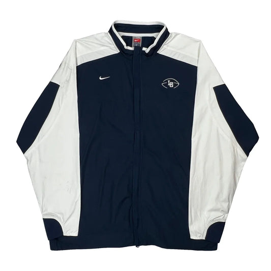 Football Team Logo Nike Football Track Jacket - 2XL Navy Polyester