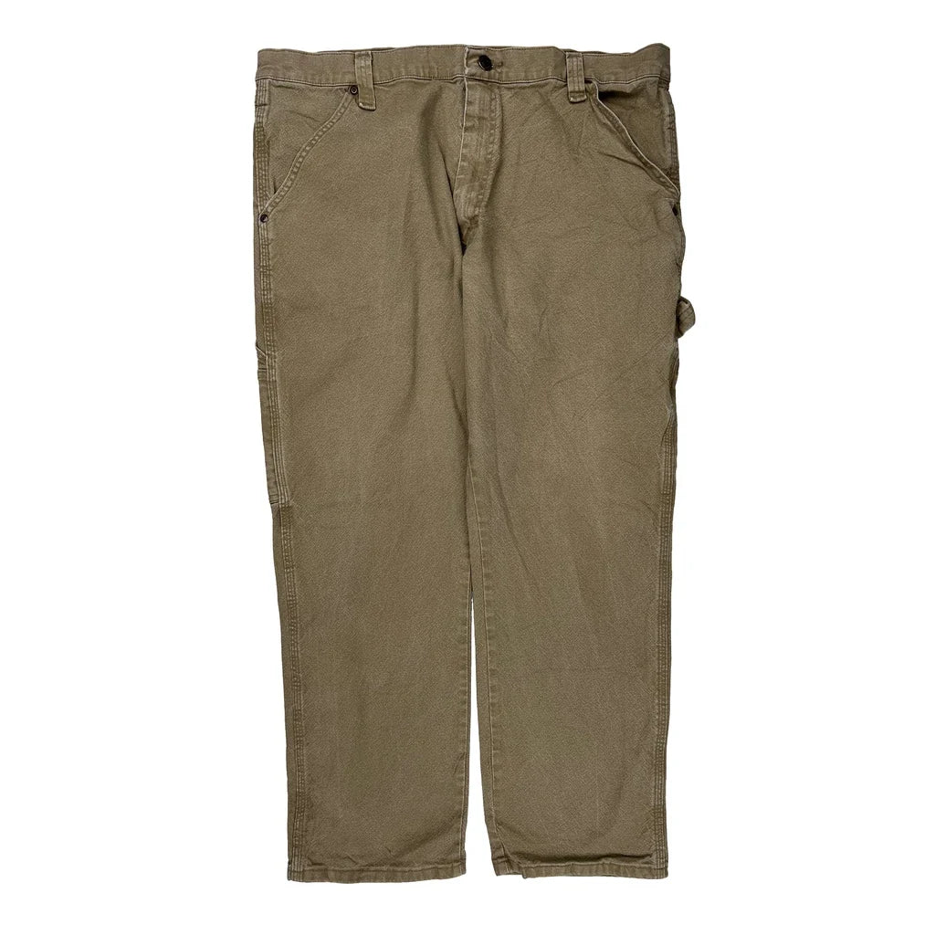 Wrangler Carpenter Pants - 36W 30L Brown Cotton