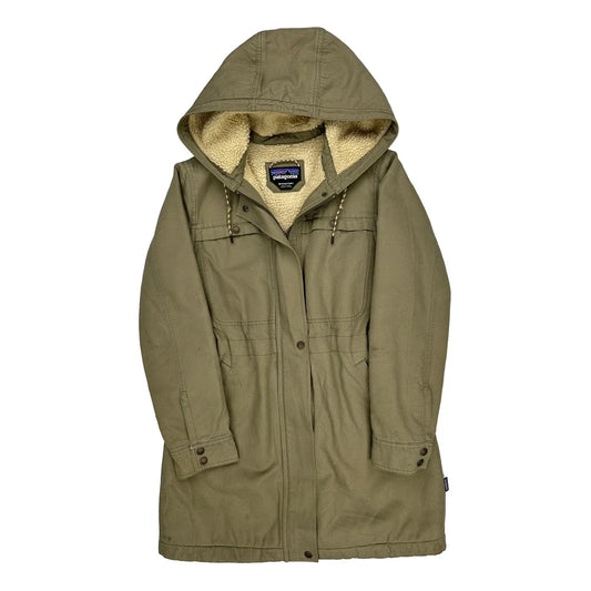 Patagonia Parka - Medium Green Cotton