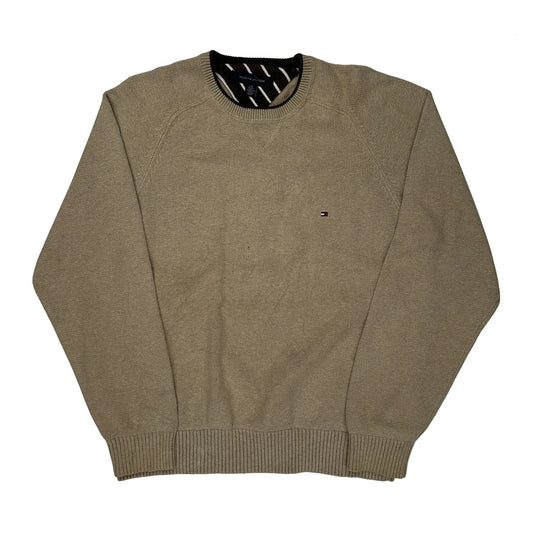 Tommy Hilfiger Sweater - Large Beige Cotton