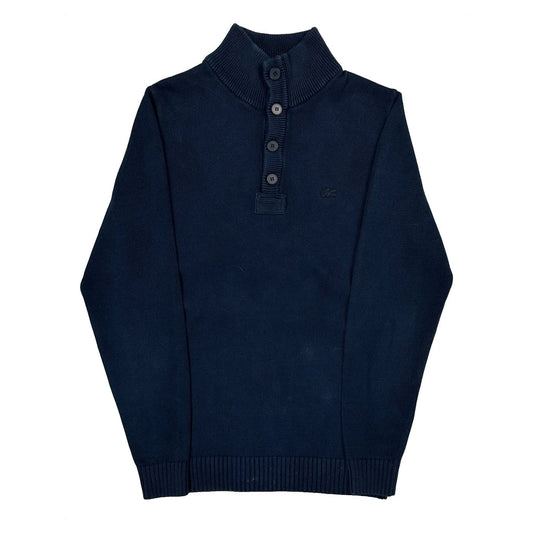 Lacoste Sweater - Medium Navy Cotton