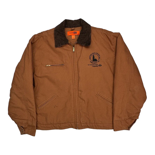 Energy Cooperative Port Authority Workwear Detroit Jacket - Large Brown Cotton