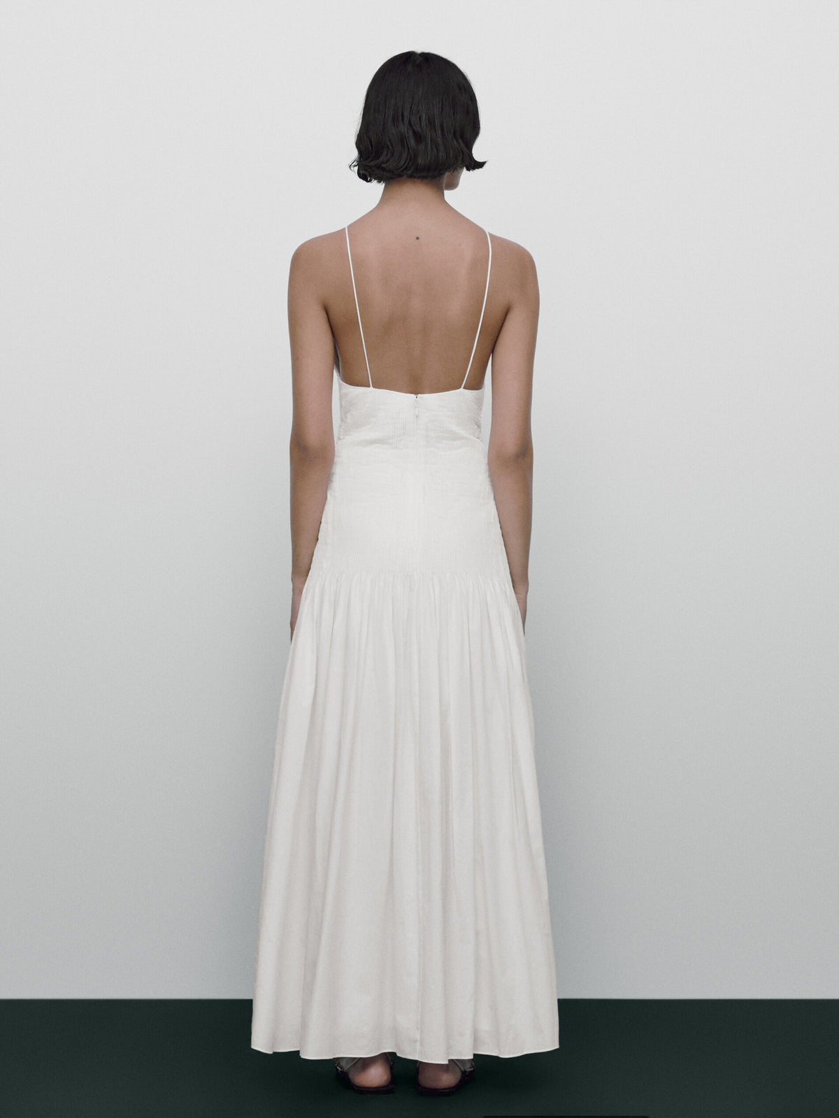 Vestido pliegues Limited edition - BLANCO