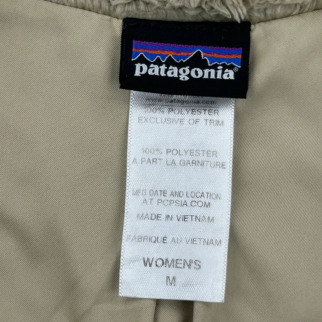 Patagonia Fleece Vest - Medium Beige Polyester