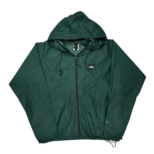 The North Face Windbreaker - XL Green Nylon