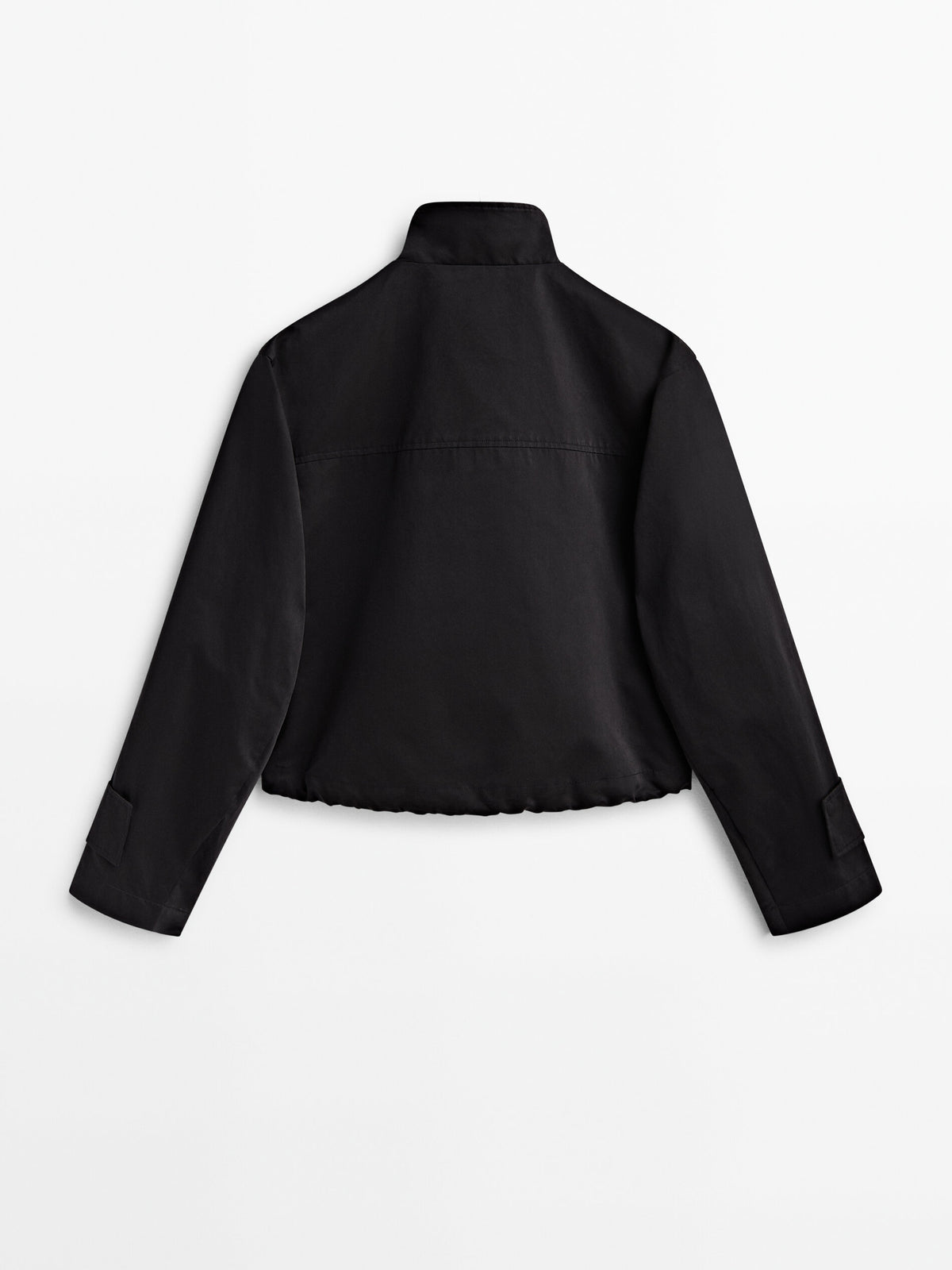 Chaqueta bomber cremallera - NEGRO
