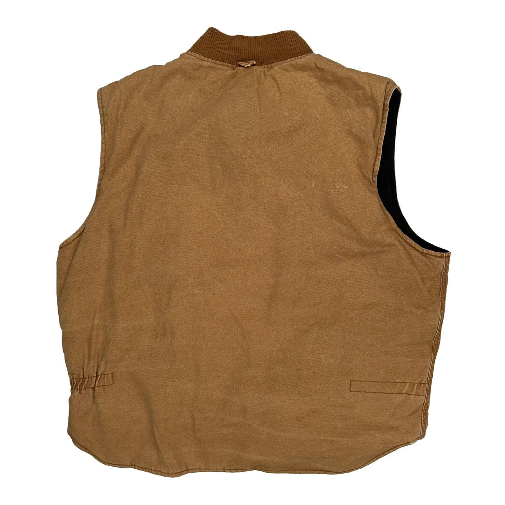 Walls Workwear Vest - XL Brown Cotton