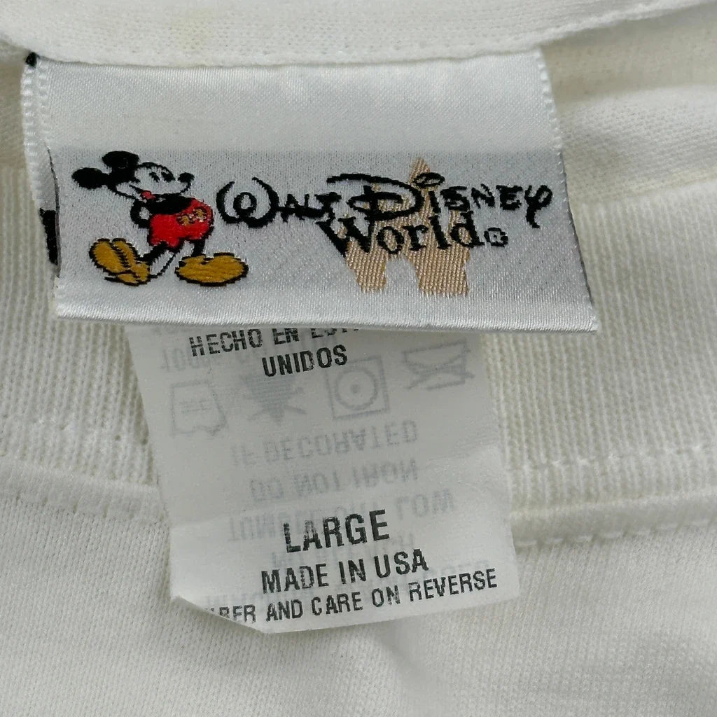 Disney T-Shirt - Large White Cotton