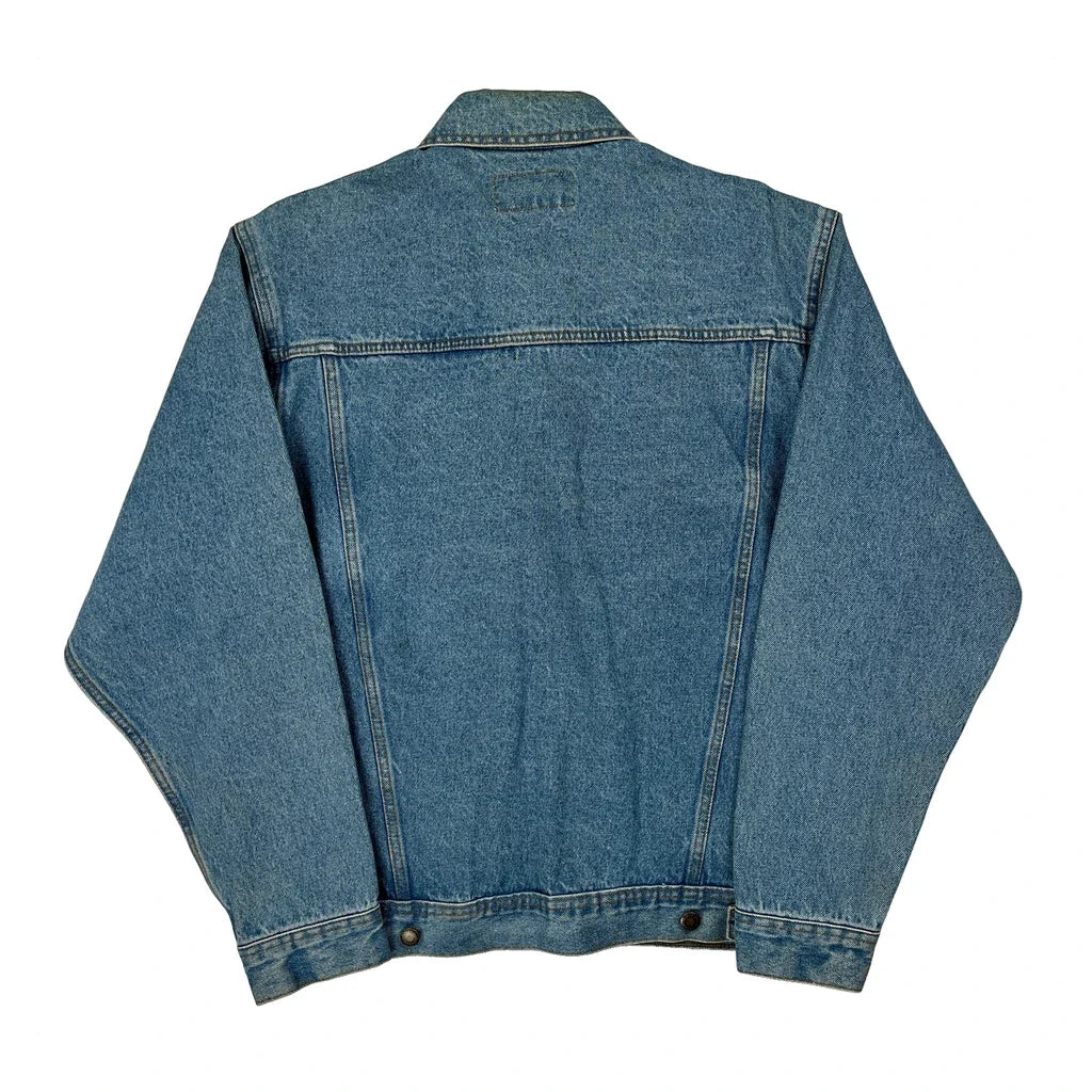 Wrangler Denim Jacket - Medium Blue Cotton