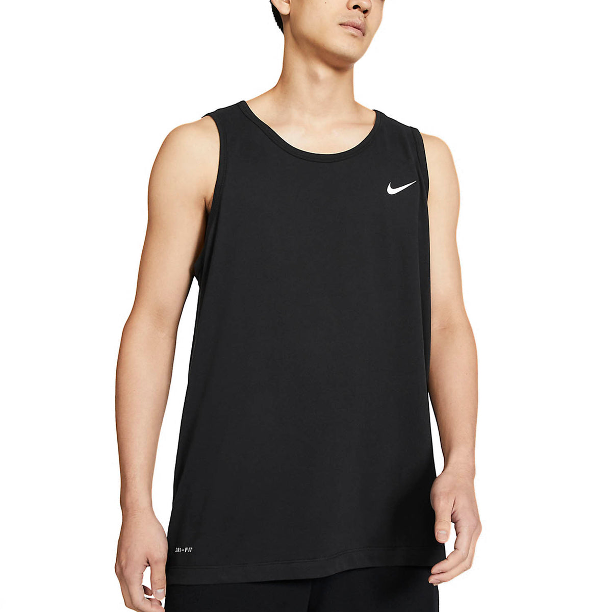 Nike Solid Dri-FIT Canotta Black/White