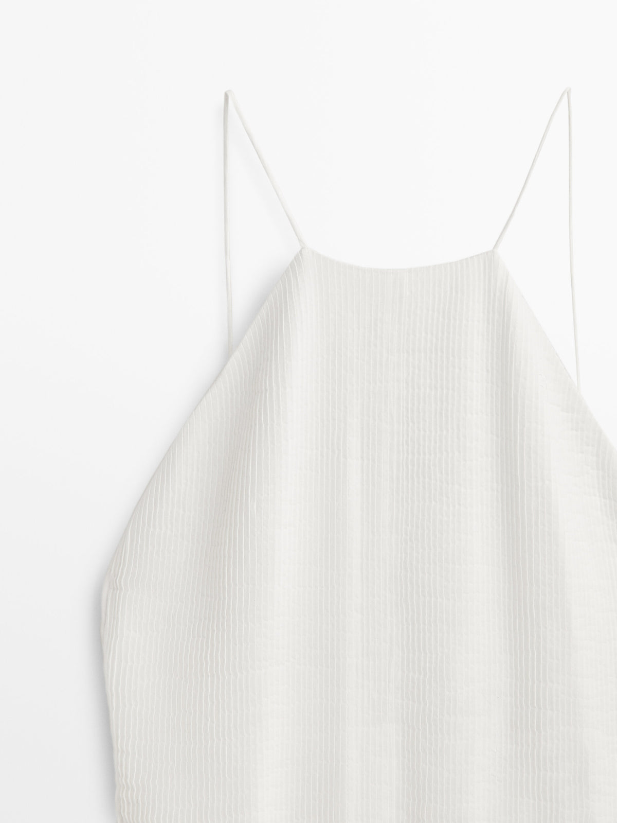 Vestido pliegues Limited edition - BLANCO