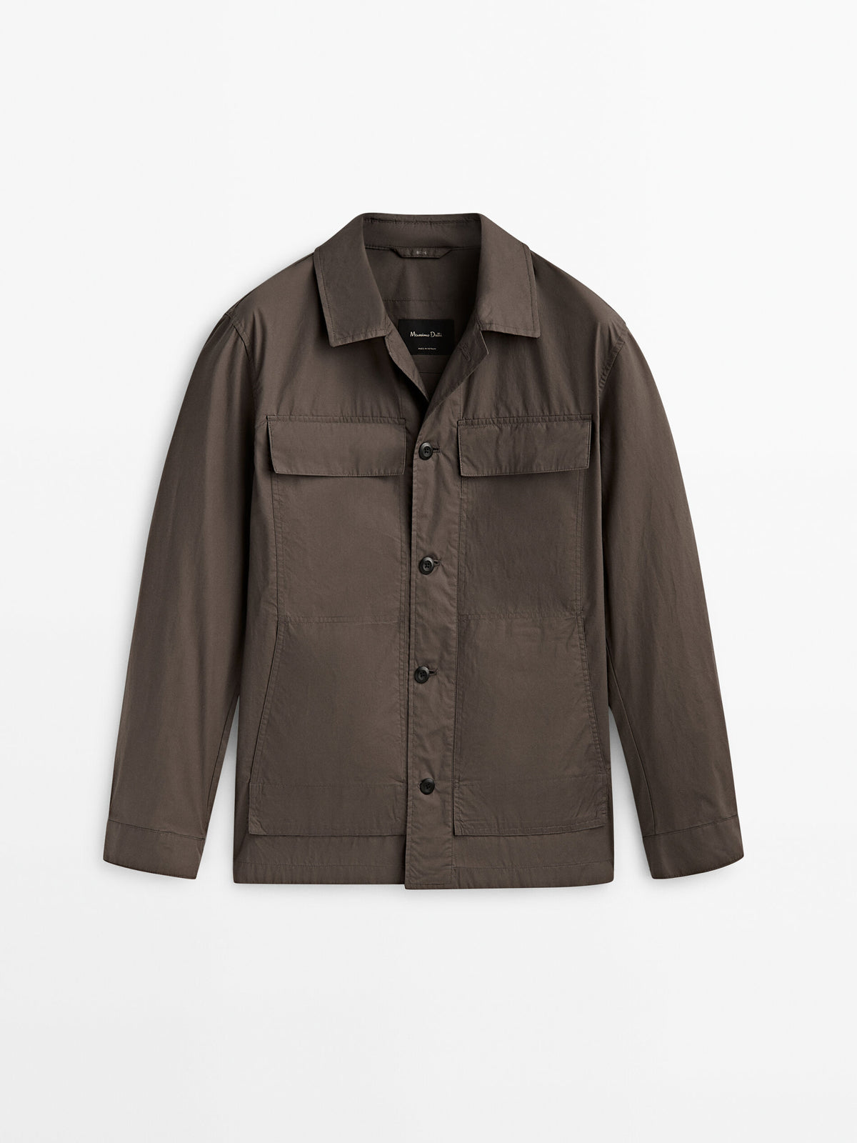 Sobrecamisa técnica bolsillos - MARRÓN