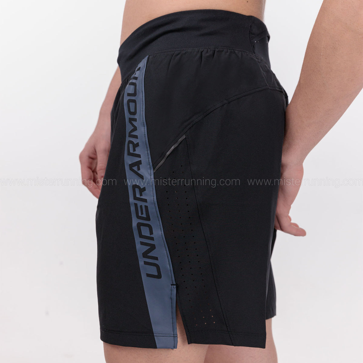 Under Armour Launch Elite Graphic 7in Pantaloncini Black/Reflective