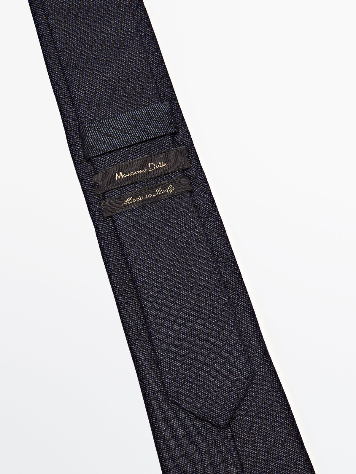 Corbata rayas mezcla algodón seda - AZUL MARINO