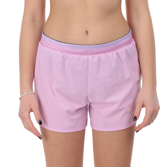 Mizuno Aero 4in Pantaloncini Lilac Chiffon