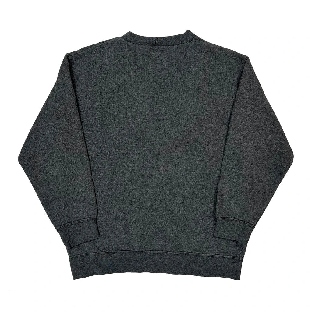 Nike Sweatshirt - Large Gray Cotton