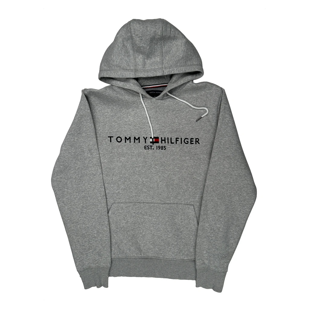 Tommy Hilfiger Hoodie - Medium Gray Cotton