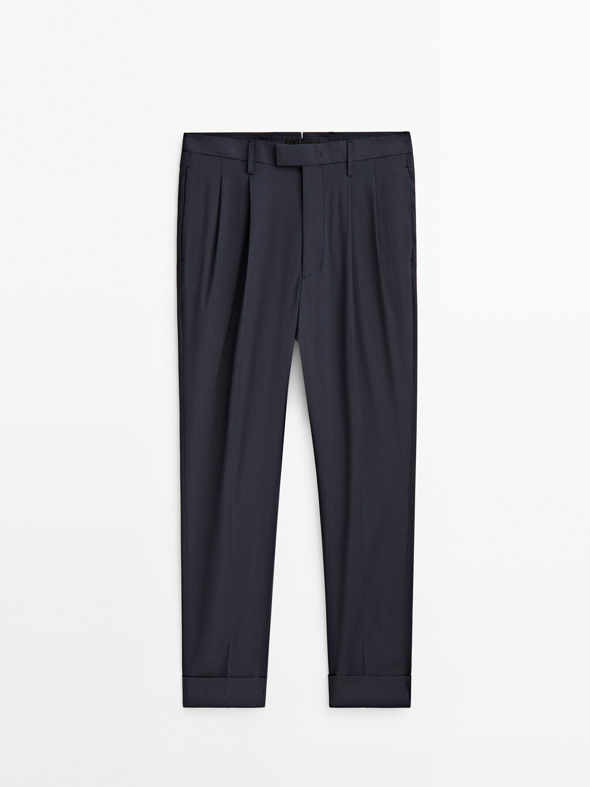 Pantalón traje raya diplomática -Studio - MARINO OSCURO
