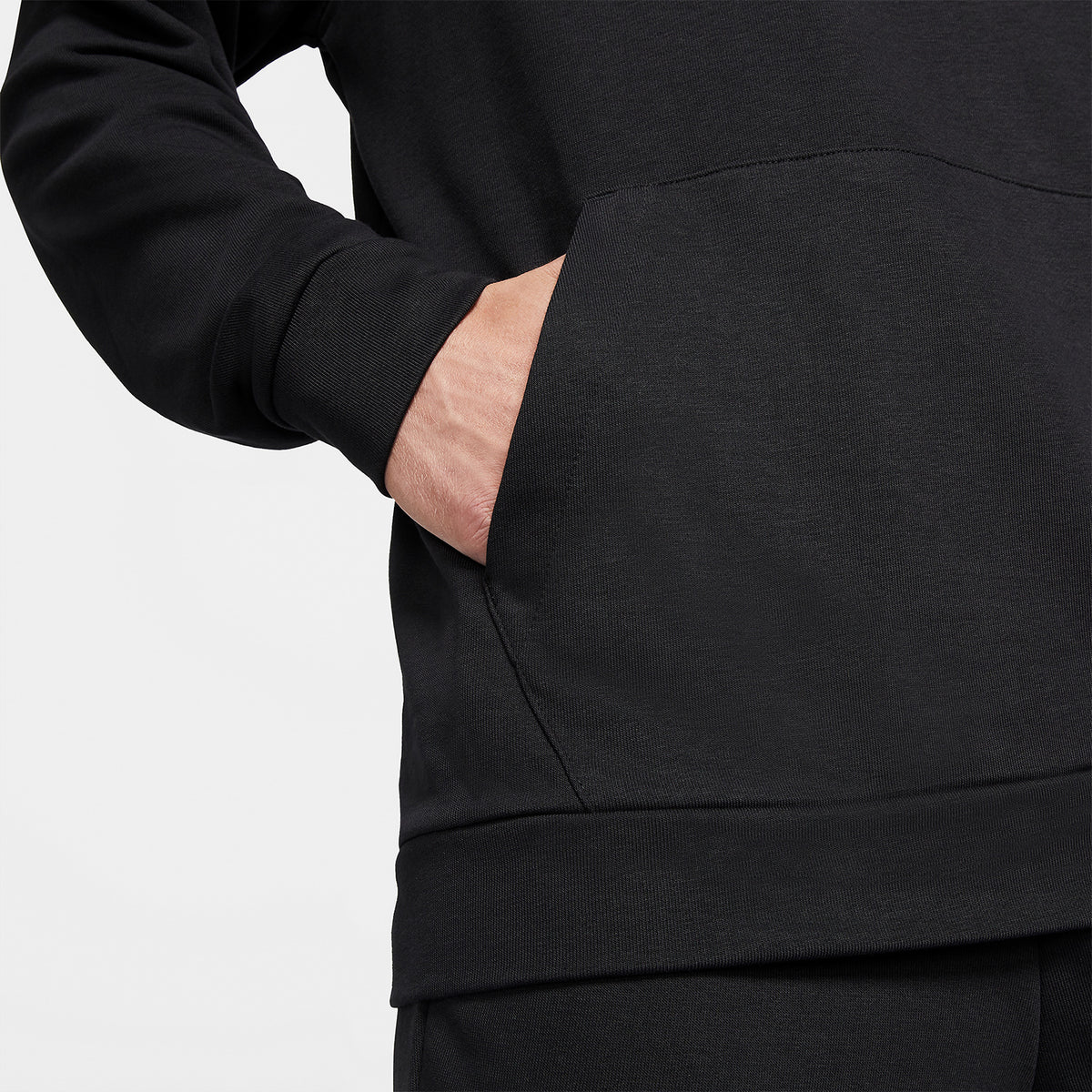 Nike Dri-FIT Swoosh Felpa Black/White
