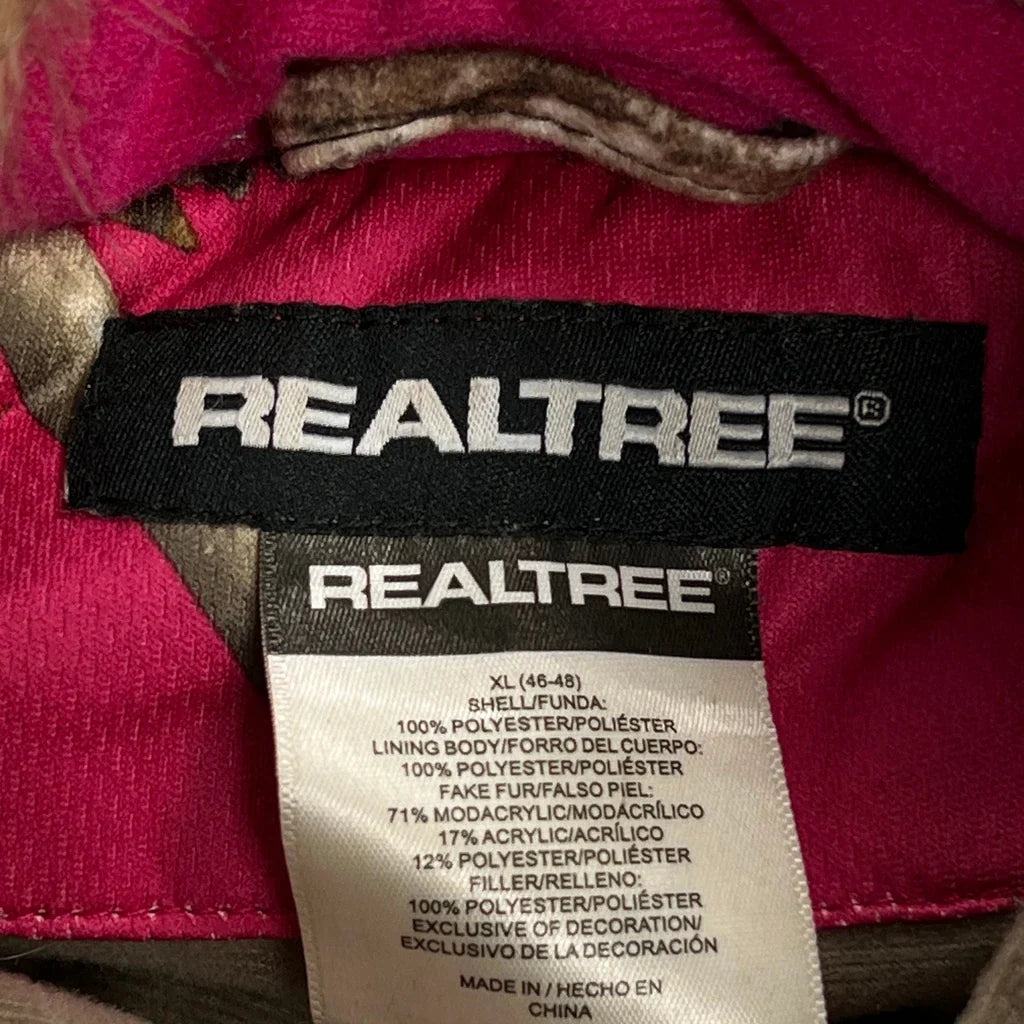 Realtree Camo Jacket - XL Brown Polyester