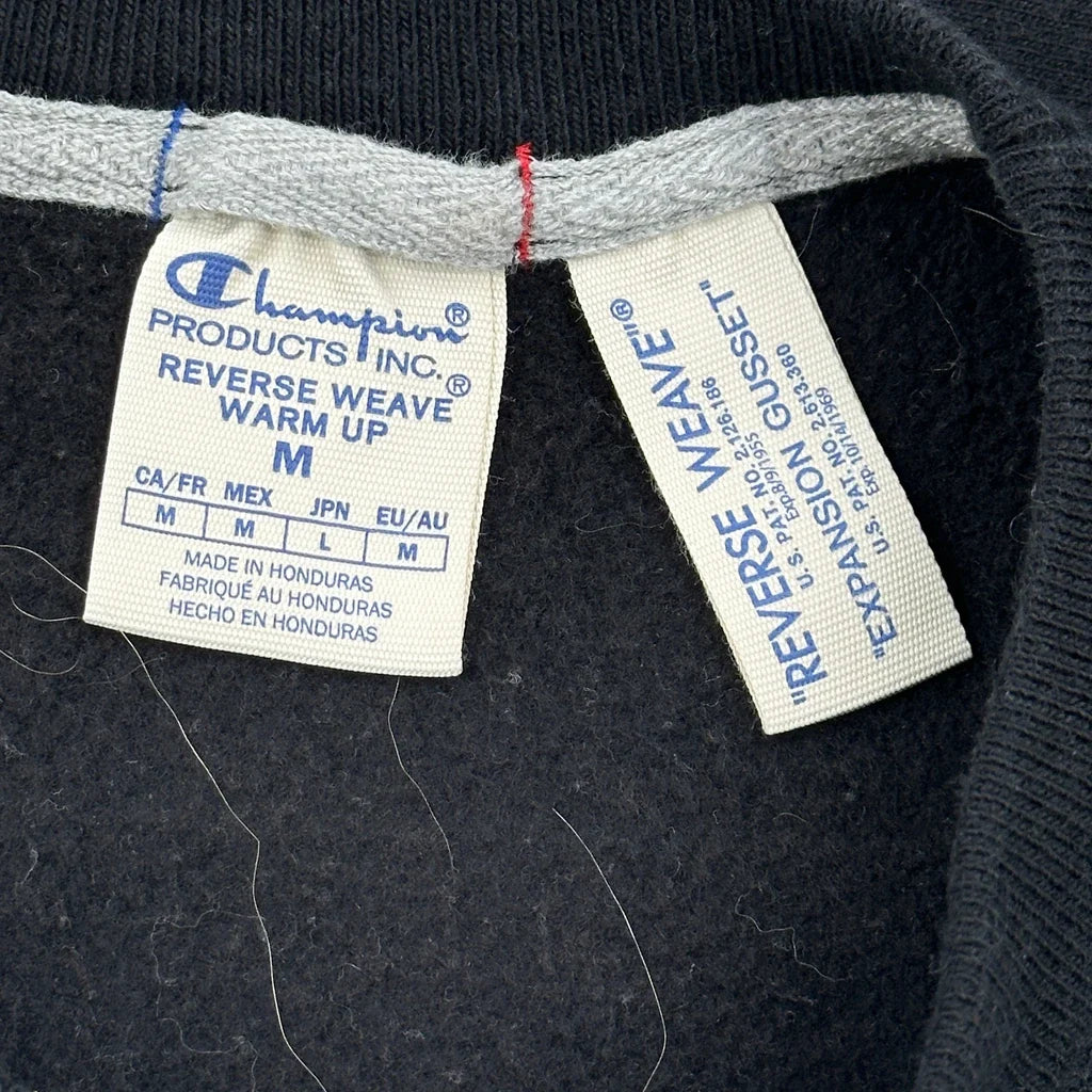 Reverse Weave Champion Sweatshirt - Medium Black Cotton