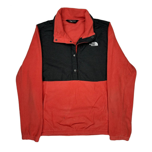 The North Face Denali Fleece Jacket - Large Red Polyester