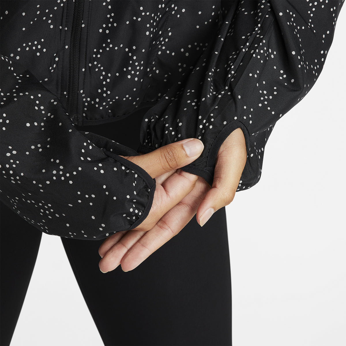 Nike Dri-FIT Logo Giacca Black/Reflective Silver